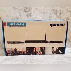 Gemini UHF-04M Wireless Microphone System